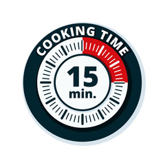 15 minutes cooking time illustration