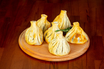 Roasted Georgian Khinlkali