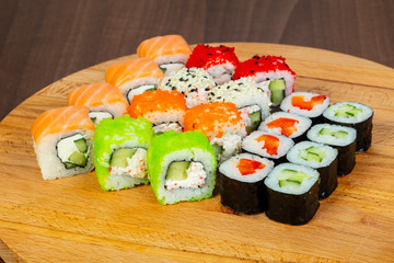 Japan sushi and roll