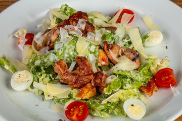 Tasty caesar salad