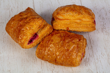 Delicious puff pastry