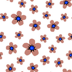 Simple floral pattern