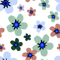 Simple floral pattern