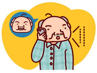 ずる休みをするおじさん