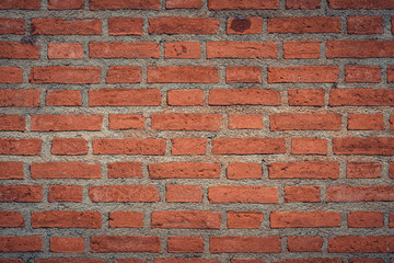 Red Brick Wall Texture Background