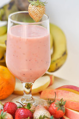 strawberry juice or strawberry yogurt