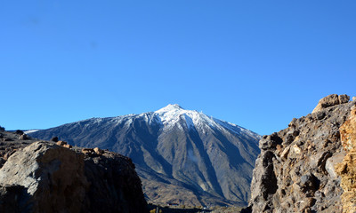 Mountain Teide National Park in Tenerife. Canary Islands. Spain.