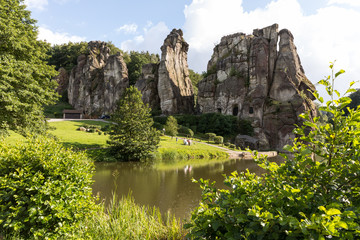 Externsteine, Teutoburger Wald, Deutschland