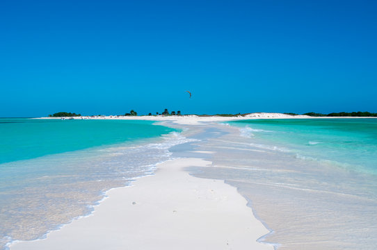 two beaches one island