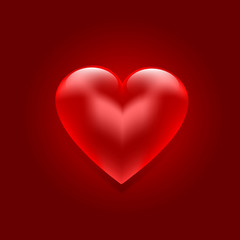 Red vector heart