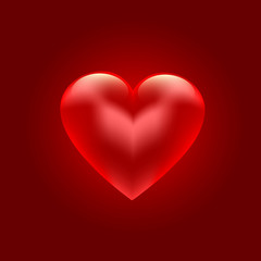Red vector heart
