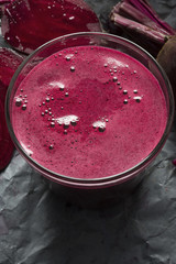 Fresh beetroot juice 