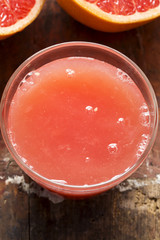 Red grapefruit fresh juice 