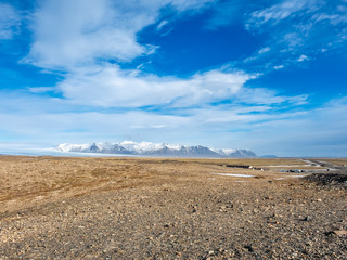 Fjallsarlon glacier in winter season, Iceland