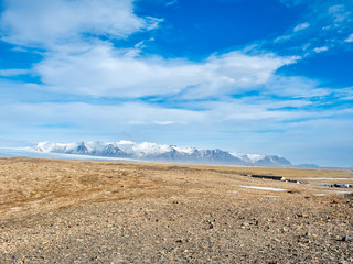 Fjallsarlon glacier in winter season, Iceland