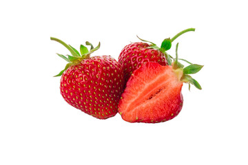 Strawberry isolated on white background
