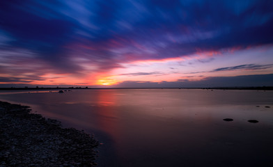 Obraz premium Long exposure by the sea