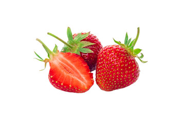 Strawberry isolated on white background