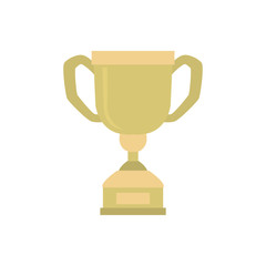 winner's cup,isolated on white background,