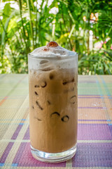 iced coffee with milk
