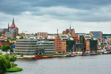 Blick auf die Hansestadt Rostock