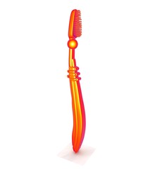 3d illustration of toothbrush