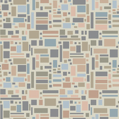 Seamless multicolored pattern. Abstract geometric wallpaper of the surface. Print for polygraphy, posters, t-shirts and textiles. Unique texture. Doodle for design