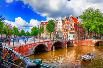 Rolgordijnen Gracht in Amsterdam © adisa