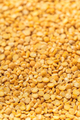 raw pea texture closeup