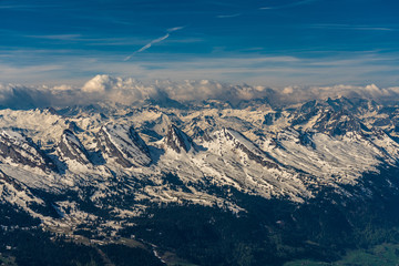 Fototapeta premium Santis. Swiss alps panorama