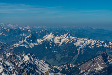 Santis. Swiss alps panorama