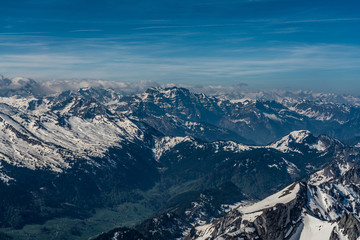 Santis. Swiss alps panorama