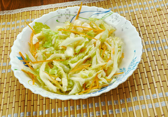 Traditional German  Krautsalat