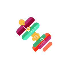 Abstract lines geometric infographic layoutAbstract lines geometric infographic layout, data visualization design, option step by step schedule, web box