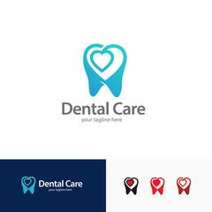 Dental Care Logo Design Template