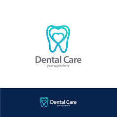 Dental Care Logo Design Template