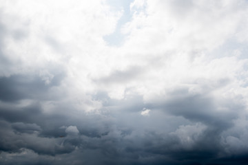 Obraz premium dark storm clouds with background,Dark clouds before a thunder-storm.
