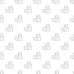 Film director pattern vector seamless repeating for any web design