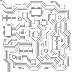 High-tech technology background texture. Abstract technology circuit board, Vector background. Flat design. Vector illustration EPS10. - obrazy, fototapety, plakaty