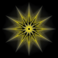 Geometry minimalistic artwork poster with simple shape and figure