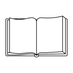 book open isolated icon vector illustration design