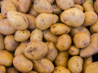 A top view of  sweet potato 