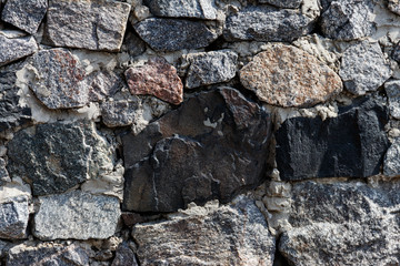Background of the stone wall