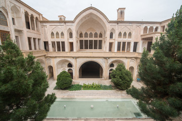 The Abbasian (Abbasi) House is a large traditional historical house, was built in the late 18th century by a wealthy merchant in Kashan, Isfahan Province, Iran.