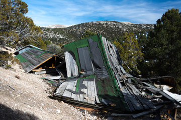 Collapsed Tar Paper Roof