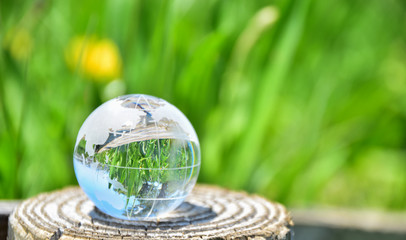 環境イメージ　地球儀