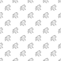 Leaf pattern vector seamless repeating for any web design