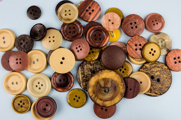 Obraz premium colourful clothes buttons pattern