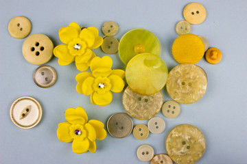 colourful clothes buttons pattern