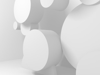 modern abstract geometric mockup minimalistic background